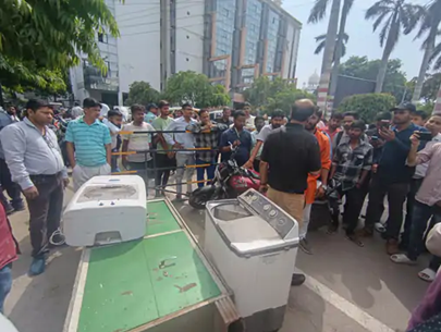 LUCKNOW: KGMU में अतिक्रमण हटाने पर हंगामा: कब्जेदारों ने डॉक्टरों पर किया हमला, कई घायल, हड़ताल की चेतावनी