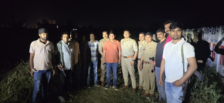 मथुरा पुलिस को बड़ी सफलता: 25,000 रुपये का इनामी गौ-तस्कर मुठभेड़ में घायल होकर गिरफ्तार