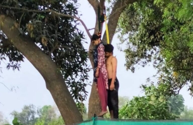 बाराबंकी में नाकाम प्रेम कहानी का दर्दनाक अंत: प्रेमी-प्रेमिका ने एक ही दुपट्टे से लगाई फांसी