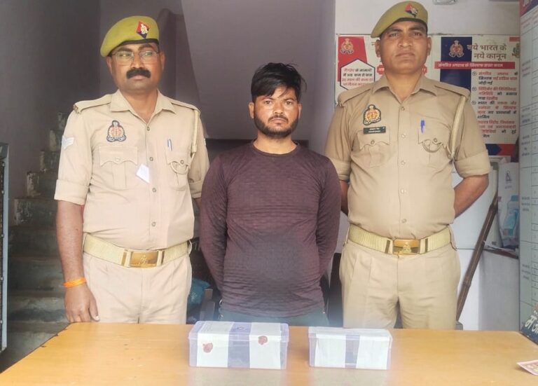 फिरोजाबाद: थाना दक्षिण पुलिस को बड़ी सफलता, मोबाइल चोरी के आरोपी को अवैध हथियार समेत किया गिरफ्तार