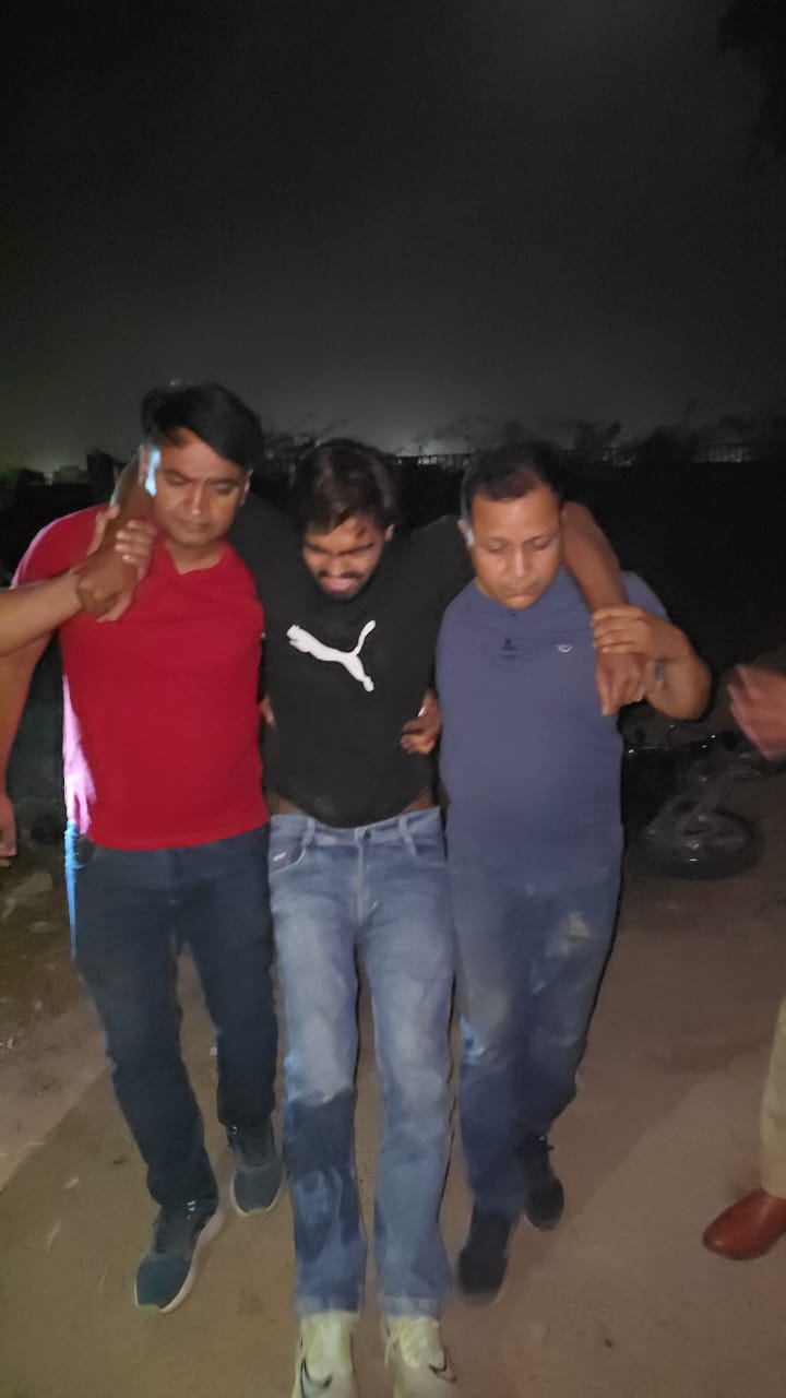 MATHURA : पुलिस और बदमाश के बीच मुठभेड़, एक घायल होकर गिरफ्तार