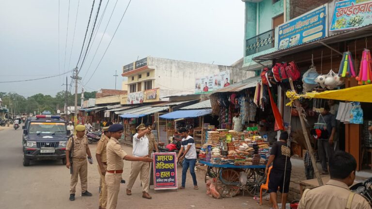कस्बा भिनगा में सड़कों को अतिक्रमण मुक्त कराने हेतु विशेष अभियान, यातायात व्यवस्था में आया सुधार