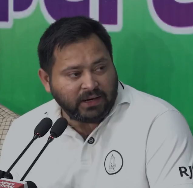 बिहार एग्जिट पोल पर तेजस्वी यादव का बड़ा बयान — बोले, “BJP और NDA पसीने में हैं, सर्वे सिर्फ दबाव और डर पैदा करने की साज़िश हैं”